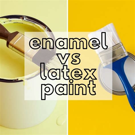 enamel paint test|latex paint vs enamel paint.